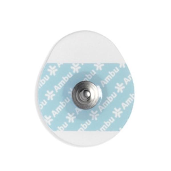 Electrode Snap WhiteSensor WS 36x40mm Teardrop For ECG/EKG 4/Pk